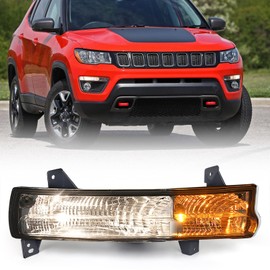 Huray Right Signal Light for Jeep Compass 2017-2021 Daytime Running Light Parking Lamp OE Replacement Assembly 55112721AB (Passenger Side)