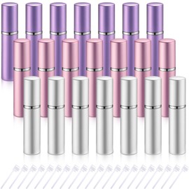 Tessco for you 21 Pcs Atomizer Perfume Bottles Mini Atomizer Sprayer for Perfume Bulk Refillable with Pump for Travel Outgoing (5 ml,Mixed Color)