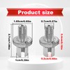 Pleoos 4 Pieces Clutch Brake Cable Adjuster Screw Metric Clutch