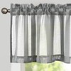 TOPICK Sheer Net Curtains with Drawstring, Transparent Bistro Gadine, Country