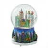 Musical New York City Christmas Snow Globe Rockefeller Center Skyline