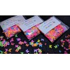 Unique Nail Creations NEON BUTTERFLY GlitterU Choose Color~Nail Art•Acrylic•Ge -