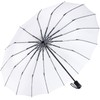 iX-brella Pocket Umbrella 16 Pieces with Hand Opener, White, Pocket