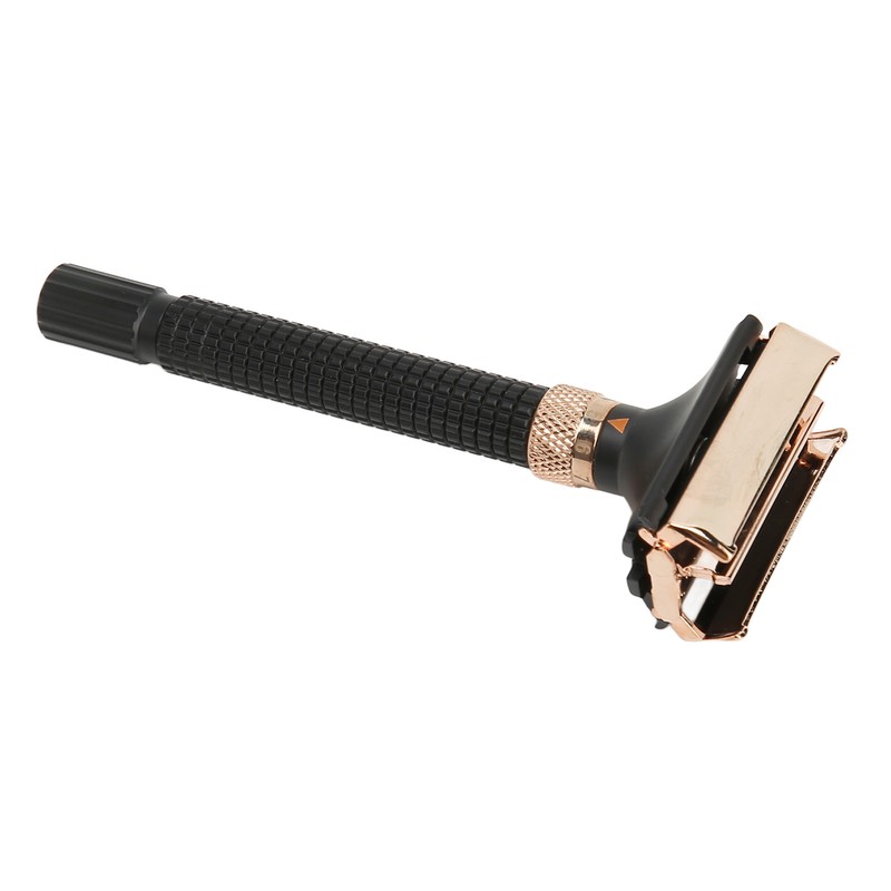 Shaving Handle Metal Safety Double Edge Reusable Shaving Long Handle