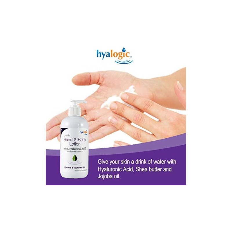 Hand & Body HA Lotion w/Shea Butter & Jojoba Oil