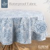 Elrene Home Fashions Savannah Boho Paisley Water- and Stain-Resistant Vinyl