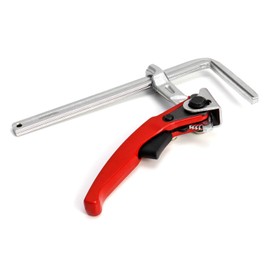 QWORK® Lever clamp, Quick Release with 160 mm Capacity and 60 mm Throat Depth for Grinding, Cutting, 1 Pack