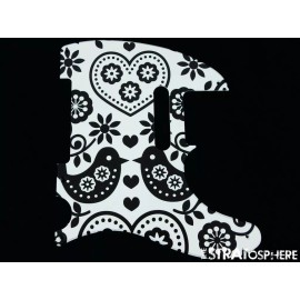 The STRATosphere *NEW Telecaster PICKGUARD for Fender USA Vintage Tele 5 Hole Doves Print