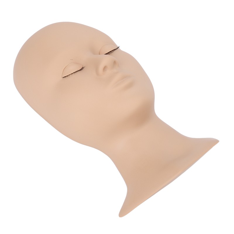 Eyelash Mannequin Head Replaceable Eyes Eyelash Extensions Makeup Massage Acupuncture