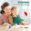 Visual Timer 60 Minutes Magnetic Countdown Timer Compact Desk Timer