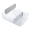 PackIt Mod Large Bento Food Storage Container, Steel Gray, Shatterproof