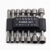 Nut Driver Socket Bit Set for Hex Fasteners – 9-Piece