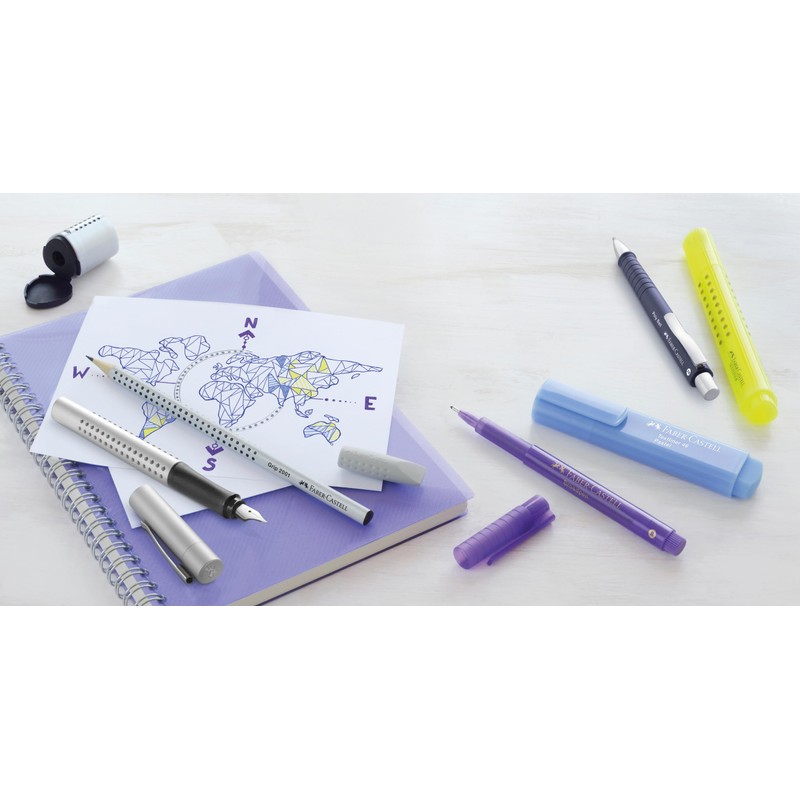 FABER-CASTELL Grip 2001 205044 Pencil HB Hardness Pack of 12