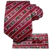 Hi-Tie Christmas Ties for Men Vacation Holiday Tie Pocket Square