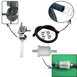 Kindza Generator Petcock Fuel Shut Off Valve for Predator Homelite Powermax Fuel filter