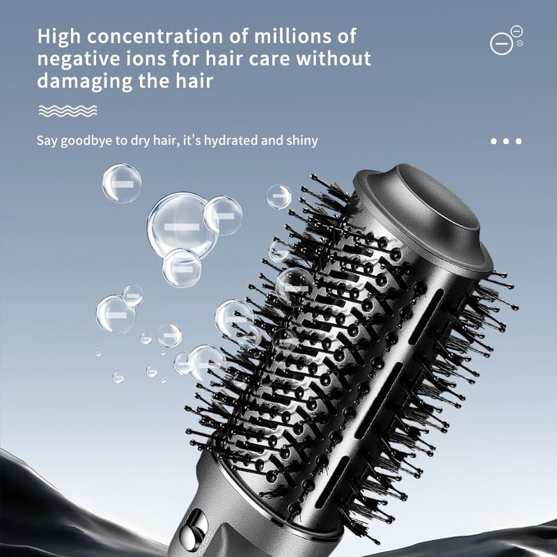 Warmluftbürste Rundbürstenföhn, Multifunktionaler Föhn Kamm, Stylingbürsten, Haartrockner und Styler, Haarstyling