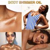 100ml Body Highlighter Oil Long Lasting Face Glitter Illuminator Shimmering