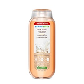MAMAEARTH Rice Water Moisturizing Body Wash with Rice Water & Hydrating Lily Scent | 275 ml | Moisturizes All Skin Types