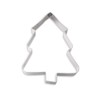 Decora Stainless Steel Shape X-Mas Tree, Silver, 36 x 18
