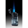 Jetline Fatboy Black Triple Jet Flame Cigar Lighter with Cigar