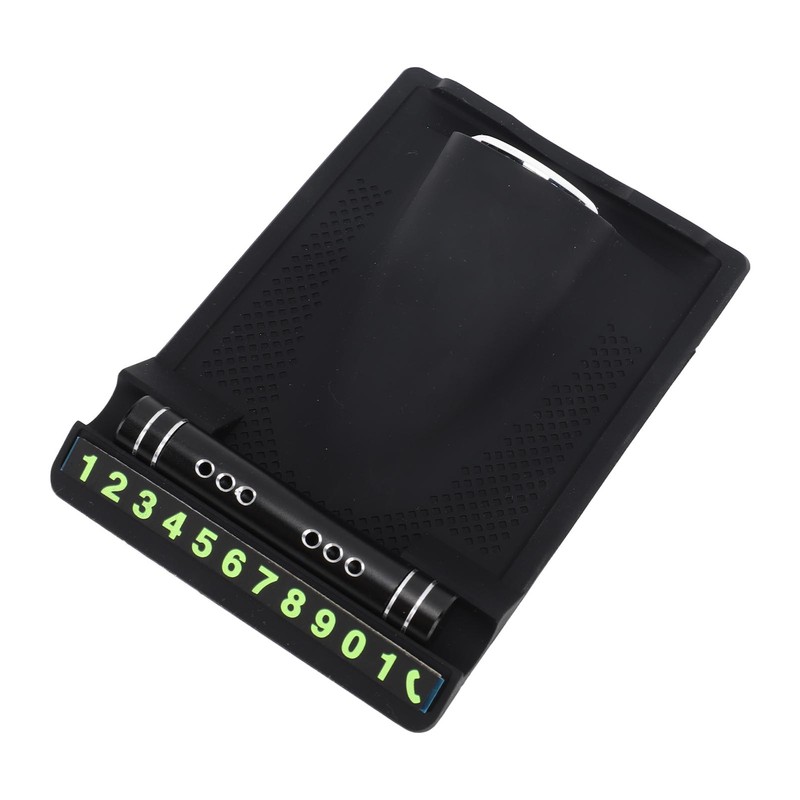 Central Console Dashboard Clock Parking Phone Number Card Aromatherapy Tube