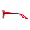 Retro Trendy Hippie Heart Shape Plastic Sunglasses Red Black