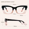 CCVOO +1.75 Stylish Reading Glasses for Women, Eyeglasses, Blue Light