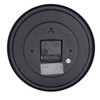 Zugar Land Funny Black Backwards Joke Wall Clock (9") Large