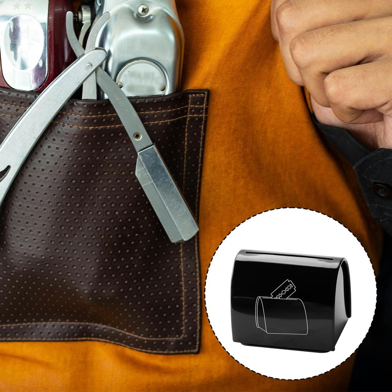 Tabanzhe Portable Shaver Disposal Case,Reusable Shaving Safe Storage Container Box