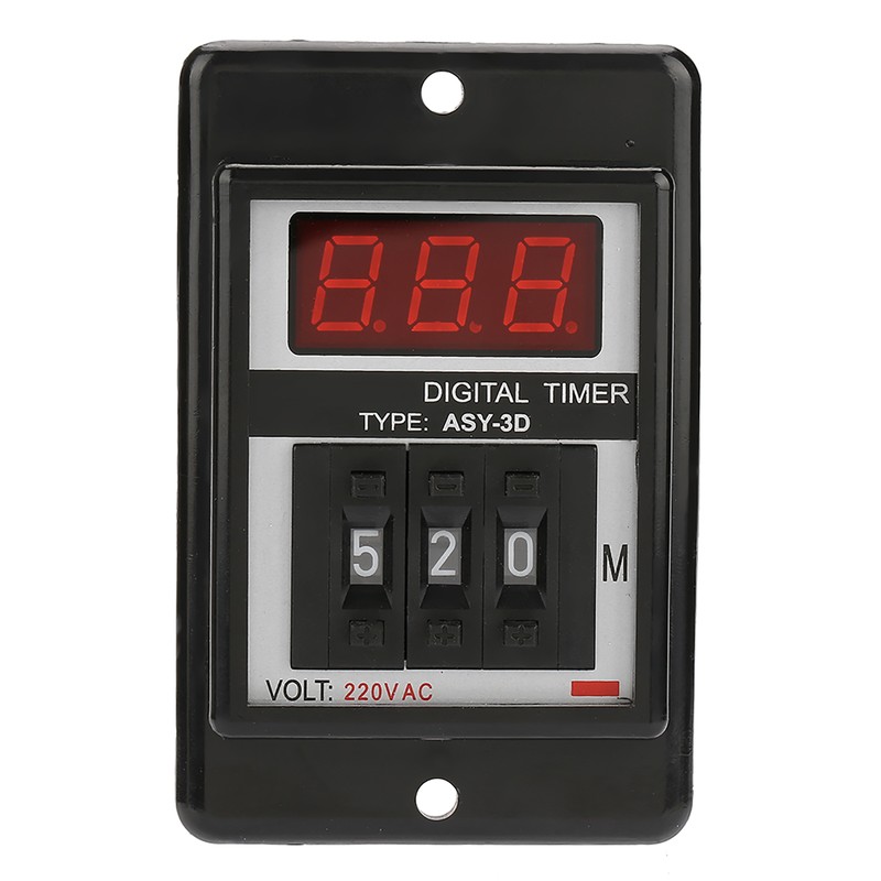 AC Delay On Timer Relay Digital Display Time Relay 0-199