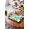 A & B Home Decorative Breakfast Tray Green Leaf Print