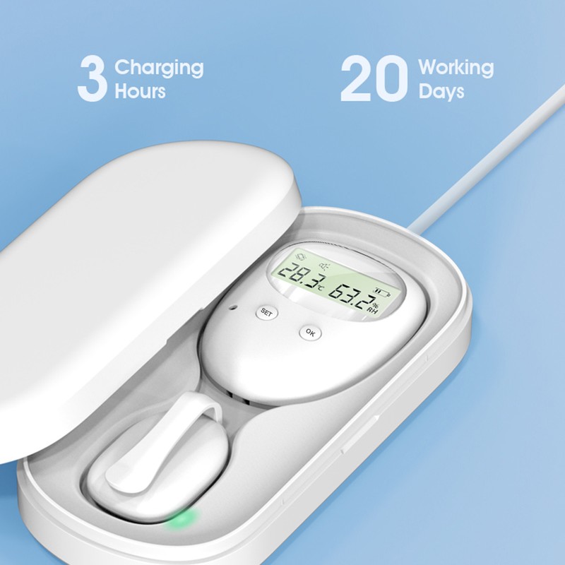 Wireless Baby Bedwetting Alarm Pee Alarm with Separate Receiver &