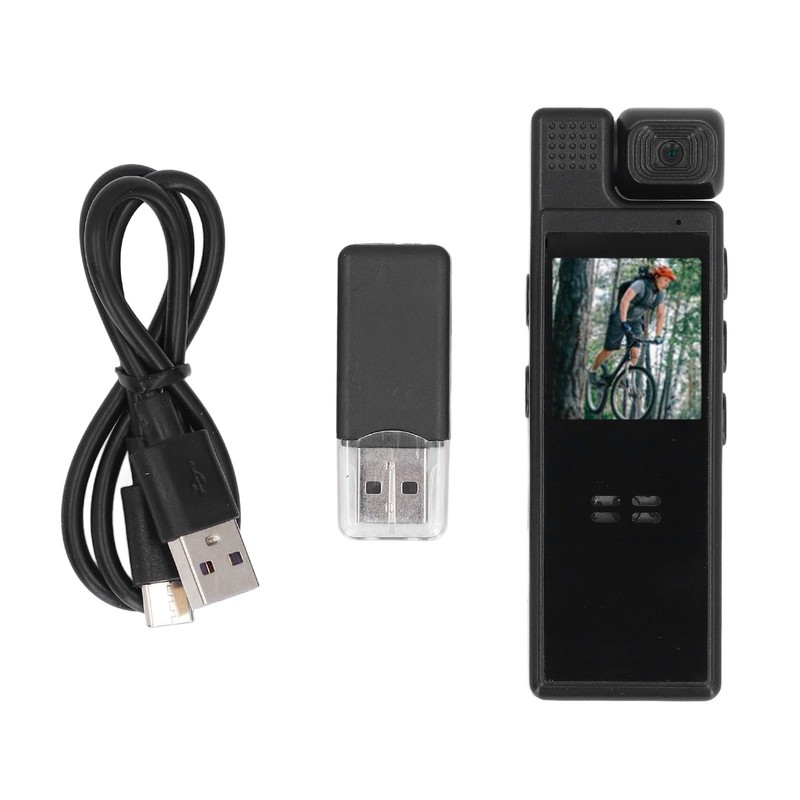 Body Cam 1080P HD 180 Degree Rotation WIFI Hotspot Motion