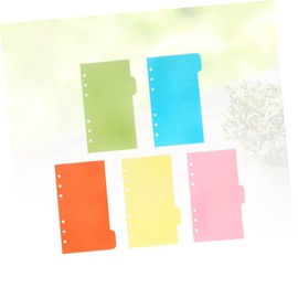 Operitacx A5 Binder Inserts Colorful Index Tabs Easy to Use Dividers Labels Enhance Your Organization