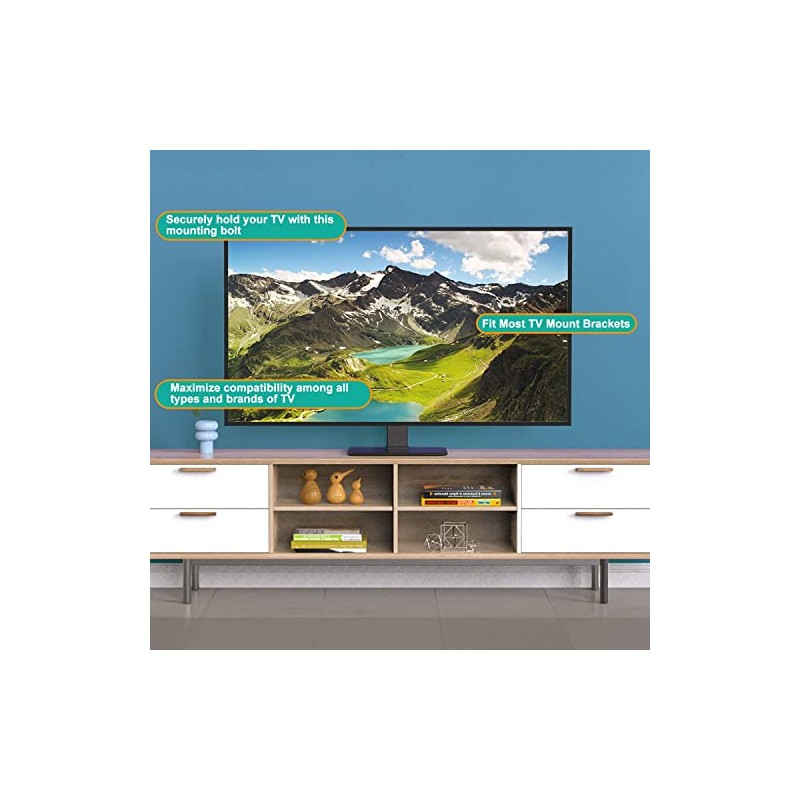 BuFan Kit Universal de Tornillos Montaje TV, Compatible con La