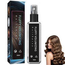 gcdat Fluffy Volumizing Hair Spray, Extra-Volume Magic Spray, Long-lasting Bright, Instant Volumizing with Non Greasy & Non Sticky, Suitable For All Hair Types-3.57 Oz (100ml)