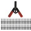 raseparter 41 Pcs Plastic Riveter Rivet Gun Quick Set for