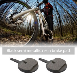 Micro Traders 2 Pairs of Resin Semi Metallic Bike Disc Brake Pads Compatible with Promax DSK-310 710 715 717 720 913 4mm Thickness Mountain Road Bike Cycling Bicycle MTB Disc Brake Pad