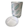INERRA Square Round Bowls - White Plastic Florist Flower Dishes