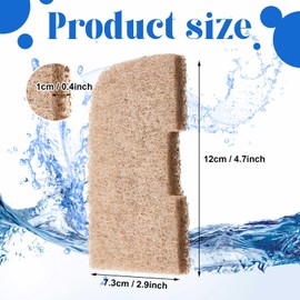 Threlaco 20 Pack Compatible with 307/407/306/406, Ammonia Remover Fish Tank, Aquarium Filter Replacement Pads for Fish Tank (Ammonia Remover)