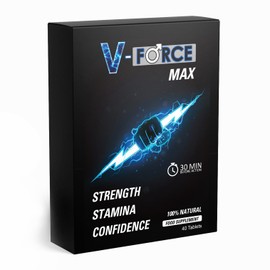 V-Force MAX 40 Tablets – Herbal Formula for Energy & Focus – Supports Active Lifestyles, Alertness & Readiness