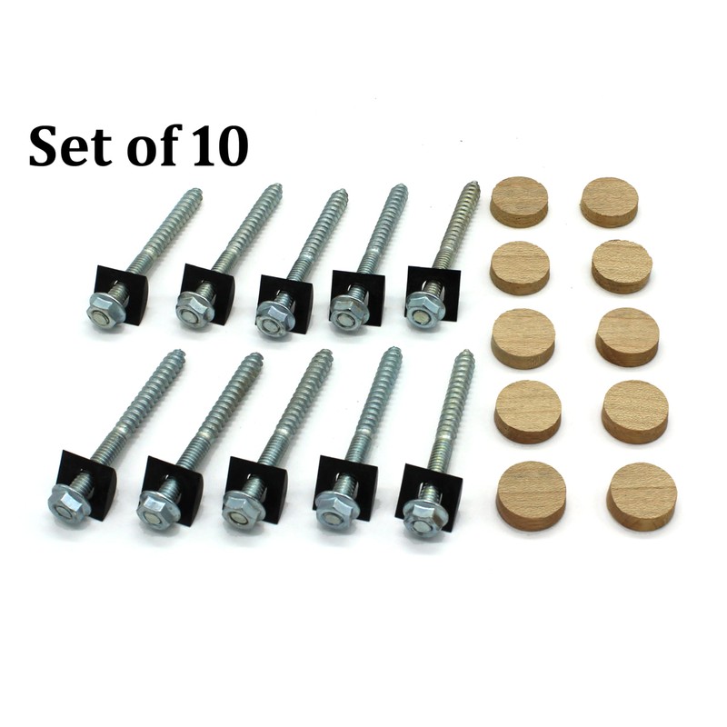 Stair Handrail Bolt Kit - Includes Rail Bolts (3 1/2"