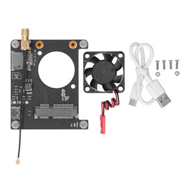 Cooling Fan Module Kit Expansion Board Data Transmission HAT Module with Cooling Fan for Mini PCIe LTE 4G 3G Modules
