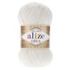 Alize Diva Silk Effect 100% Microfiber Acrylic Sport Yarn 1