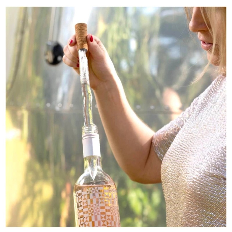 Corkcicle Wine Chiller Freezable Reusable Bottle Cork BPA Free NEW