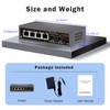 6 Port 2.5G Unmanaged Ethernet Switch, 4 x 2.5G Base-T