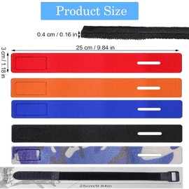 16 Pcs Fishing Rods Straps Ties,Elastic Fishing Rod Belt Ties,Adjustable Fishing Rod Tie Strap,Stretchy Rod Holder Tackle Ties Casting Rod Strap for Fishing Rod Tool Accessories(6 Colors)