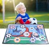 Soccer Ball Game Mat Set Interactive Multifunctional Safe Indoor Outdoor