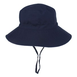 DRESHOW Unisex Baby Toddler Sun Hat Cap Fishing Hat Beach Hat Children Baby Star Summer Hat UV Protection UPF 50+, Solid Color Navy