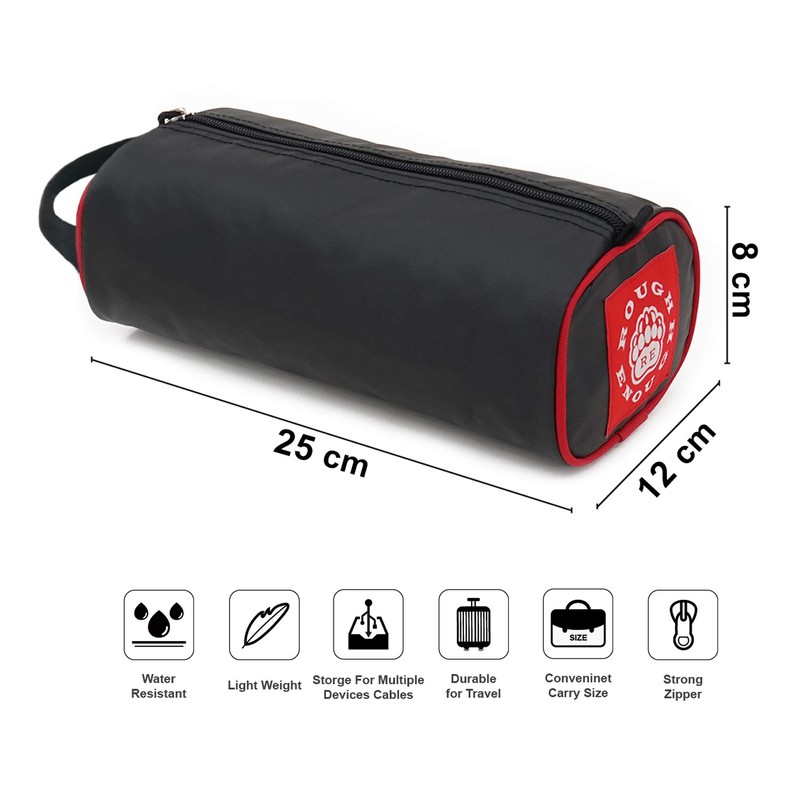 Rough Enough Small Tool Pouch Box Bag with Zipper for